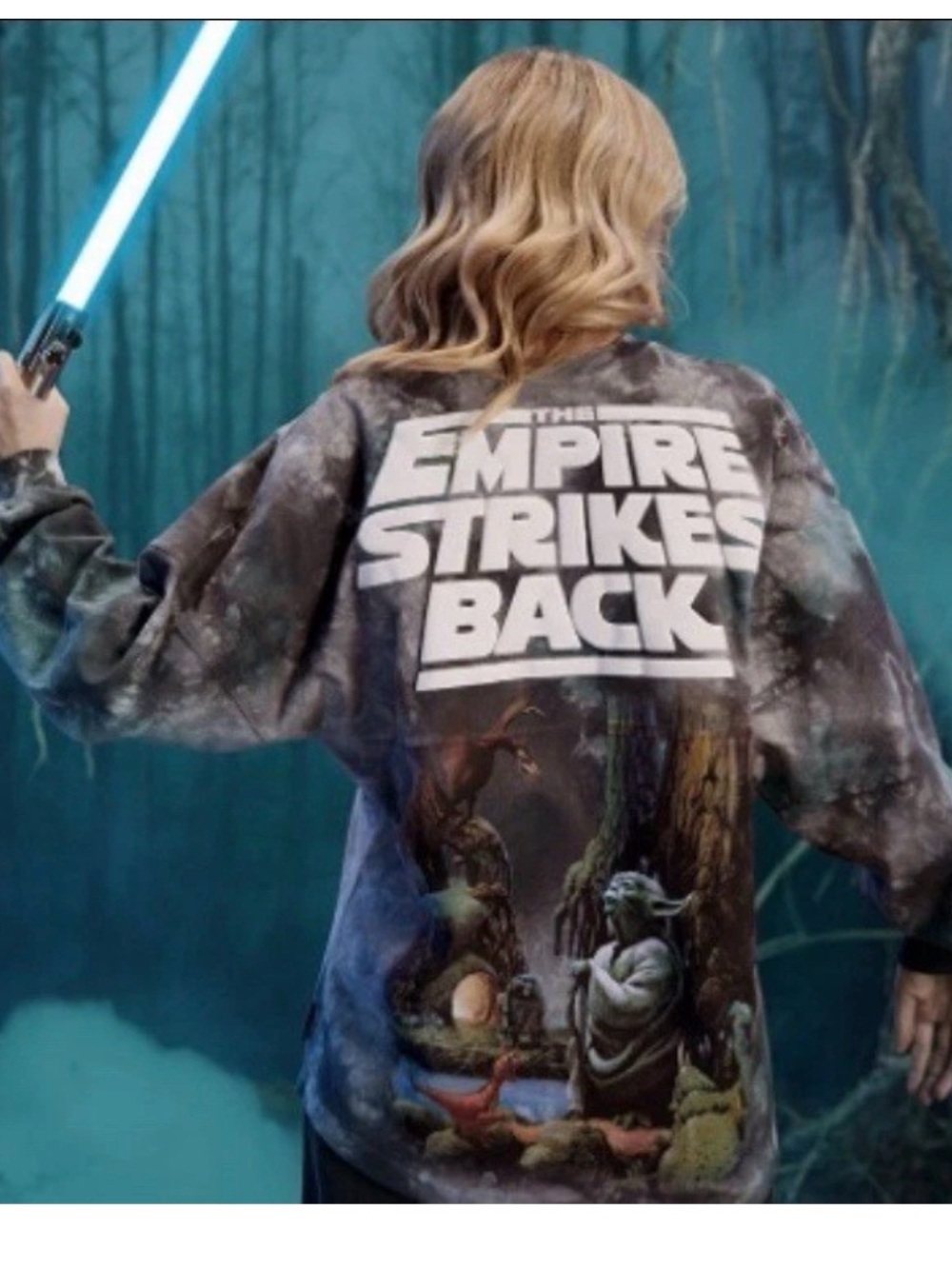 Disney Parks Star Wars Empire
Strikes Back 45th Anv Adult Spirit
Jersey NWT sz s